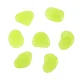 Glow in the Dark Fluorescent Pebbles, Yellow, 100 pcs