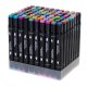 Double-Sided Alcohol Markers in Case 80 pcs + Stand