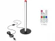 LED RGB Floor Lamp 50cm with Remote Control, Black