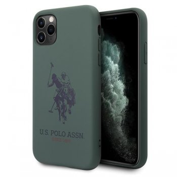 Apple Iphone 11 Pro 5.8" US Polo Silicone Collection Case Cover, Green | Telefona Maciņš Vāciņš Apvalks Bampers