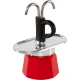 Гейзерная кофеварка Bialetti Mini Express Tricolore Damier с 2 чашками, 90 мл