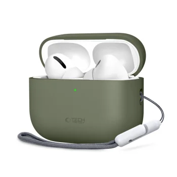 Tech-Protect Silicone silikona maciņš AirPods Pro 3, zaļš