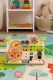 Деревянная сенсорная развивающая доска Ecotoys с LED, Автомобиль, 14...