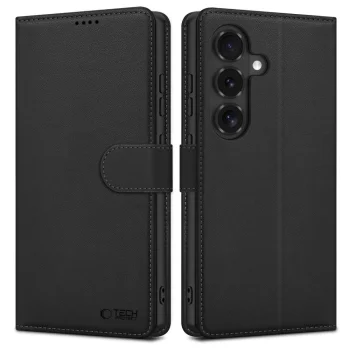 Tech-Protect Wallet atverams vāciņš telefonam Samsung Galaxy S26 FE, melns
