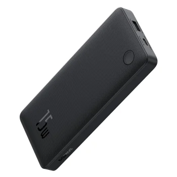 Baseus Airpow Lite 10000mAh 15W powerbank with Simple USB-C 30 cm cable - black