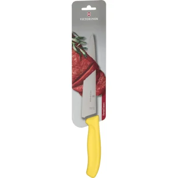 Virtuves nazis gaļas griešanai Victorinox Swiss Classic 19 cm, dzeltens