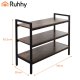 Ruhhy 00027038 3 līmeņu apavu plaukts 79cm, Melns/Brūns