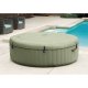 Inflatable Hot Tub Spa 4-Person Intex 28426NP Hydromassage, Beige