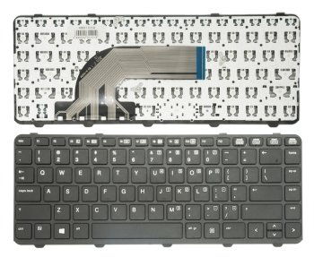HP ProBook 430 G2, 440 G1, 445 G2, 640 G1 Keyboard with Frame, Black