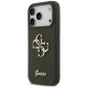 Guess iPhone 17 Pro Max vāciņš Silicone Big 4G Script, haki