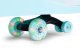Ecotoys YM-SW-1 Kids Gravity Ride-On Toy with LED Wheels, Blue