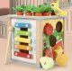 Koka Izglītojošais Kubs - Šķirotājs Kruzzel 22566 | Wooden Educational Cube Sorter