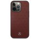 Mercedes MEHCP13LPSQRE iPhone 13 Pro / 13 6,1\" red hardcase Leather Stars Pattern