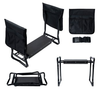 Longwell Industrial Ltd G-987 dārza krēsls un ceļgalu paliktnis ar instrumentu somām