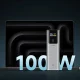 CUKTECH CKPB100PGLBL ārējais akumulators 150W 10000mAh USB-C USB-A, pelēks