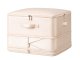 Compression Storage Bag Organizer for Clothes and Bedding 70L, Beige