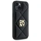 Чехол DKNY для iPhone 14 Quilted Stack Logo, черный