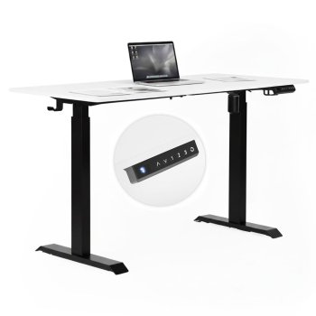 ModernHome elektriski regulējams galds 140x70 cm, 76-121 cm