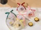 Clear Acrylic Christmas Baubles 8 cm, Shatterproof, 12 pcs