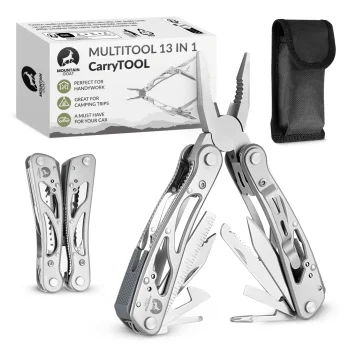 Мультитул 13в1 CarryTOOL Mountain Goat, серебристый