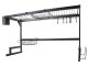 Large Over-the-Sink Dish Drying Rack, 85x52x32.5cm, Black