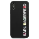 Чехол Karl Lagerfeld Glossy Bauhaus для iPhone X / XS, Черный
