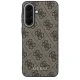 Чехол Guess 4G Classic для Samsung Galaxy A37 5G, коричневый