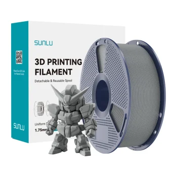 3D-нить Sunlu PLA+ 2.0 1.75 мм, серая