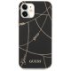 Чехол Guess для iPhone 12 mini Gold Chain Collection, черный