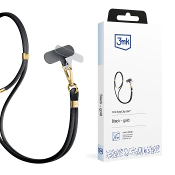 3mk EasyClip Elite viedtālruņa siksniņa, melna