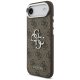 Guess 4G Big 4G Classic Logo maciņš iPhone 17 Air – brūns un sudraba | Phone Case Cover