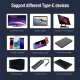 Кабель USB-C - USB-C USB4 PD 100W 40Gbps (3м, черный)