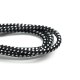 Maclean MCE473 microUSB kabelis, Fast Charge 2.4A, 1m, Melns