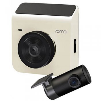 Xiaomi 70MAI A400 QHD + RC09 Automašīnas Videoreģistrators Kamera, Balta | Car Dash Camera Video Registrator