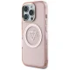 Guess iPhone 16 Pro Max Case IML Metal Mountain Logo MagSafe, Pink