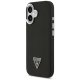 Guess Grained Triangle Logo MagSafe Phone Case Cover iPhone 17 - black