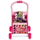 Детская тележка для покупок Ricokids с аксессуарами 773401, розовая