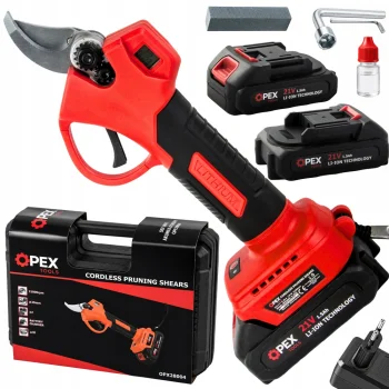 Аккумуляторный секатор OPEX TOOLS OPX28004 21V, 25мм, 2x 1.5Ah аккумулятора