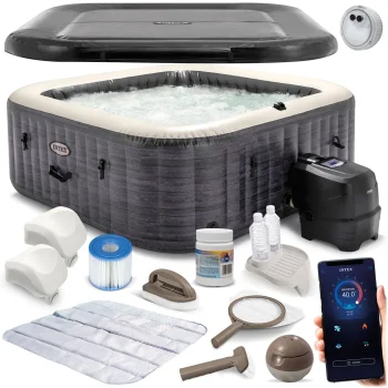 Intex 28450NP-Z piepūšamais SPA baseins ar hidromasāžu, 4 personām, 175x71 cm