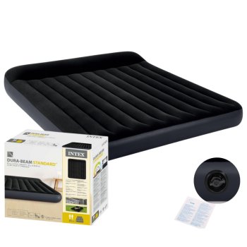 Divvietīgs piepūšamais matracis 203x183x25 cm INTEX 64144