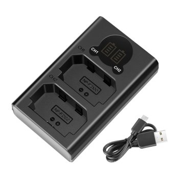 Зарядное устройство Neewer DL-FZ100 для двух аккумуляторов NP-FZ100