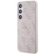 Guess 4G Collection Leather Metal Logo MagSafe Case for Samsung Galaxy S24, Pink
