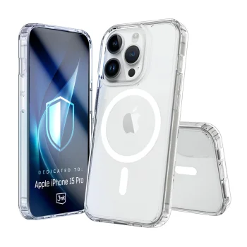 Прозрачный чехол 3mk Armor MagCase для iPhone 15 Pro