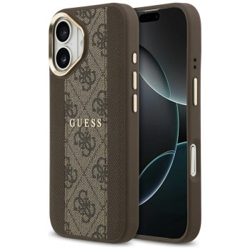 Guess 4G Stripe MagSafe vāciņš iPhone 17 telefonam – brūns | Phone Case Cover