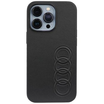 Audi Synthetic Leather vāciņš Apple iPhone 13 Pro / 13 melns