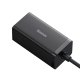 Baseus GaN5 Pro HUB 67W lādētājs ar HDMI un USB-C kabeli, melns