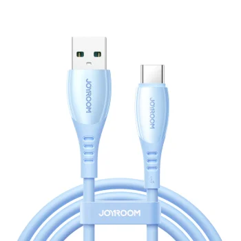 Joyroom S-A59 Vibrant Series USB-A uz USB-C kabelis 3A 1.2m, zils