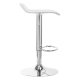 Swivel Adjustable Height Bar Counter Stool Chair QS-B08, White