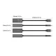 Сетевой адаптер Orico XC-R45-V1 USB-C — RJ45 Gigabit Ethernet 1 Гбит/с, черный