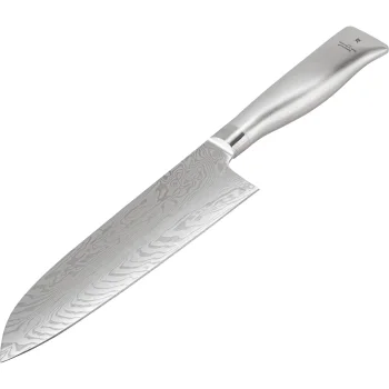 WMF Grand Gourmet Damasteel Santoku nazis 18 cm, sudraba krāsā
